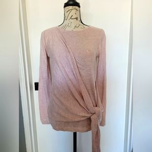 NWT Pink A New‎ Day Soft Front Knot Sweater size S